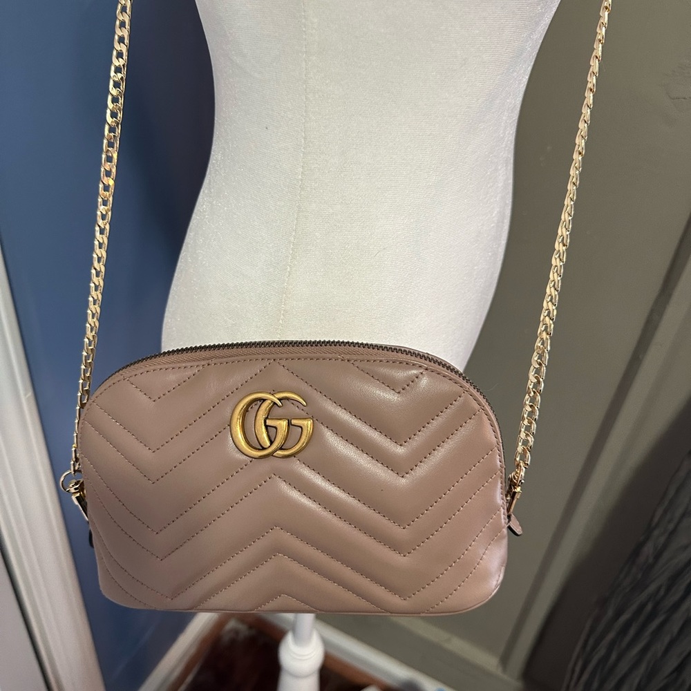 Gucci GG Marmont Matelasse Leather Cosmetic pouch